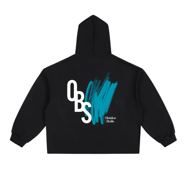 OBS Classic Black Hoodie